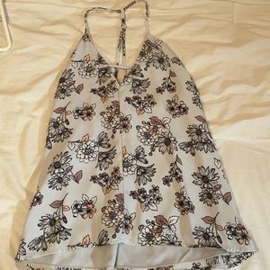 Floral tank top. Small/medium.